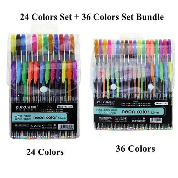 12/24/36/48 Colors Gel Pen Set for Writing Drawing Adults Doodling Art Makers 12/24/36/48 Colors Gel Pen Set for Writing Drawing Adults Doodling Art Makers
